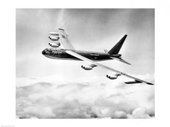 High angle view of a military airplane in flight, B-52C Stratofortress | Obraz na stenu