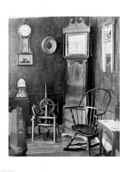 Antique clocks in a living room | Obraz na stenu