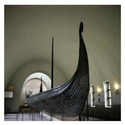 9th Century Viking Ships Oslo, Norway | Obraz na stenu