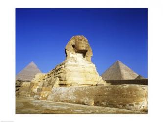 Great Sphinx and pyramids, Giza, Egypt | Obraz na stenu