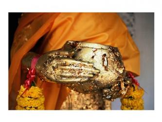 Buddha Hands, Phra Pathom Chedi, Nakhon Pathom, Thailand | Obraz na stenu