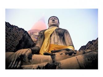 Statue of Buddha, Wat Yai Chai Mongkhon, Ayutthaya, Thailand | Obraz na stenu
