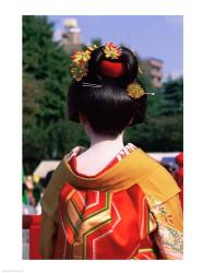 Rear view of a geisha, Jidai Matsuri Festival, Tokyo, Japan | Obraz na stenu