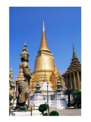 Stupas at theTemple of the Emerald Buddha, Bangkok, Thailand | Obraz na stenu