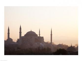 Museum at sunrise, Aya Sofya, Istanbul, Turkey | Obraz na stenu