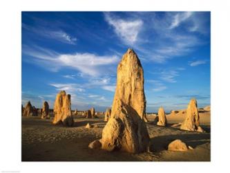 Rocks in the desert, The Pinnacles, Nambung National Park, Australia | Obraz na stenu