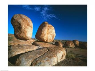 Rocks on an arid landscape, Devil's Marbles, Northern Territory, Australia | Obraz na stenu