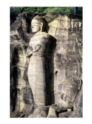 Statues of Buddha carved in rocks, Gal Vihara, Polonnaruwa, Sri Lanka | Obraz na stenu