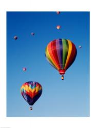 Low angle view of hot air balloons in the sky, Albuquerque, New Mexico, USA | Obraz na stenu