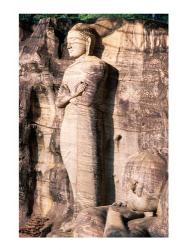 Standing Buddha and Reclining Buddha | Obraz na stenu