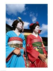 Two geishas, Kyoto, Honshu, Japan | Obraz na stenu