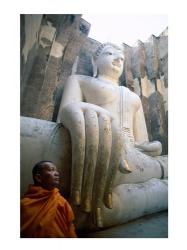 Close-up of the Seated Buddha, Wat Si Chum, Sukhothai, Thailand | Obraz na stenu