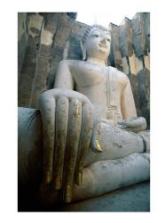 Seated Buddha, Wat Si Chum, Sukhothai, Thailand | Obraz na stenu