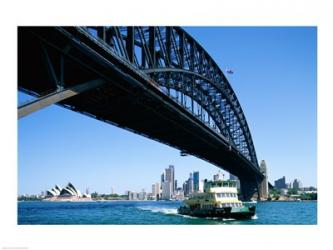 Low angle view of a bridge, Sydney Harbor Bridge, Sydney, Australia | Obraz na stenu