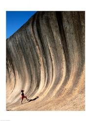 Low angle view of a rock, Wave Rock, Hyden, Western Australia, Australia | Obraz na stenu