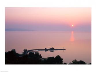 Sunrise view from Tihany, Tihany, Lake Balaton, Hungary | Obraz na stenu
