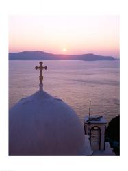 Sunrise, Santorini, Oia, Cyclades Islands, Greece | Obraz na stenu