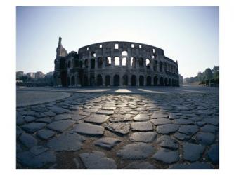 View of an old ruin, Colosseum, Rome, Italy | Obraz na stenu