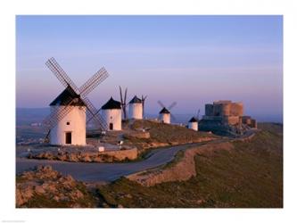 Windmills, La Mancha, Consuegra, Castilla-La Mancha, Spain | Obraz na stenu