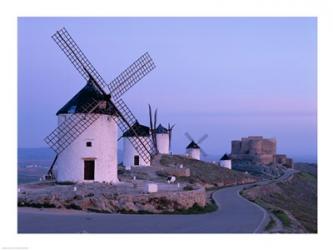 Windmills, La Mancha, Consuegra, Castilla-La Mancha, Spain | Obraz na stenu