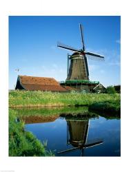 Windmill, Zaanse Schans, Netherlands | Obraz na stenu