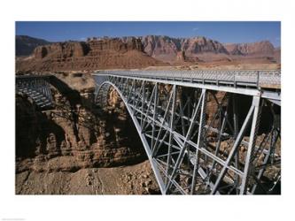 Bridge across a river, Navajo Bridge, Colorado River, Grand Canyon National Park, Arizona, USA | Obraz na stenu