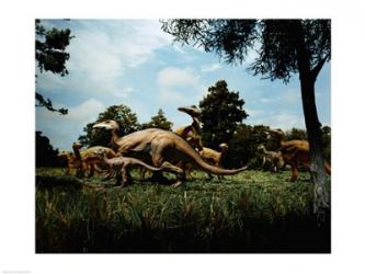 Herd of Anatosaurus | Obraz na stenu