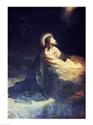 Christ in the Garden of Gethsemane Heinrich Hoffmann (1824-1911 German) | Obraz na stenu