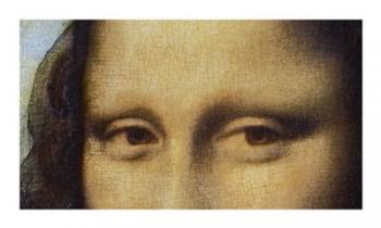 Mona Lisa - Detail Of Eyes | Obraz na stenu