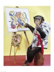 Monkey Artist | Obraz na stenu