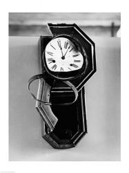 Clock from Nagasaki, stopped at 11:02 AM, August 9, 1945 at the moment of the Atomic Bomb explosion,  Nagasaki, Japan | Obraz na stenu