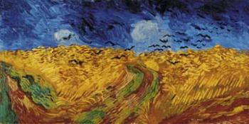 Wheat Field with Crows