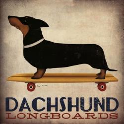 Dachshund Longboards | Obraz na stenu
