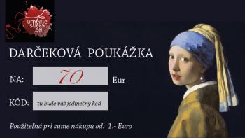 Darčeková poukážka na 70 Eur