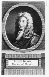 Portrait of John Blow (1649-1708) (engraving) | Obraz na stenu