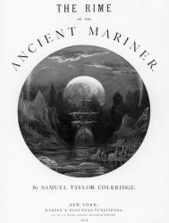 Title page from 'The Rime of the Ancient Mariner' by S.T. Coleridge, published by Harper & Brothers, New York, 1876 (wood engraving) | Obraz na stenu