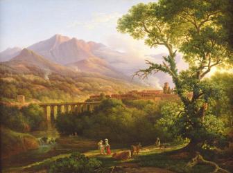 Cava de' Tirreni, 1816 (oil on canvas) | Obraz na stenu