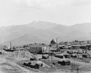 Pike's Peak from Altman, Colorado, c.1900 (b/w photo) | Obraz na stenu