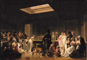 A Game of Billiards, 1807 (oil on canvas) | Obraz na stenu