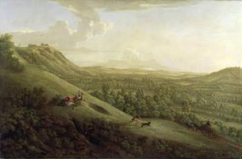 A View of Boxhill, Surrey, with Dorking in the Distance, 1733 (oil on canvas) | Obraz na stenu