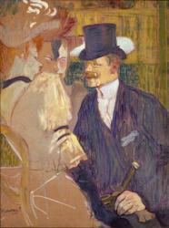 The Englishman at the Moulin Rouge, 1892 (oil on cardboard) | Obraz na stenu