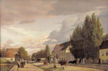 Morning View of Østerbro, 1836 (oil on canvas) | Obraz na stenu
