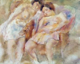 The Two Sleepers (oil on canvas) | Obraz na stenu