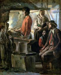 The Forge, 1640 (oil on canvas) | Obraz na stenu