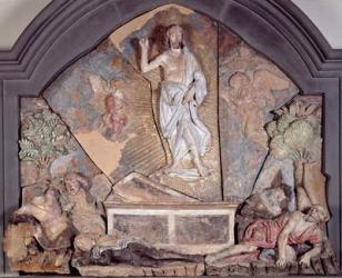 The Careggi Resurrection (polychrome terracotta) | Obraz na stenu