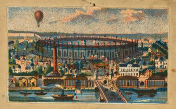 View of the Paris Exposition, 1867 (chromolithograh) | Obraz na stenu