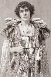 Mrs Patrick Campbell, From The Strand Magazine published 1897. | Obraz na stenu
