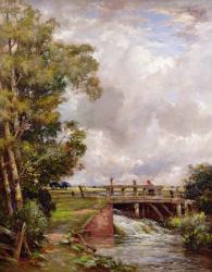 The Sluice (oil on canvas) | Obraz na stenu