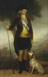 Carlos IV of Spain, Hunting c.1799-1800 (oil on canvas) | Obraz na stenu