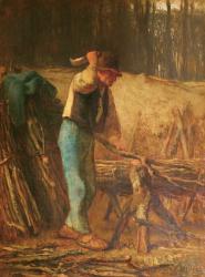 The Wood Splitter (oil on canvas) | Obraz na stenu